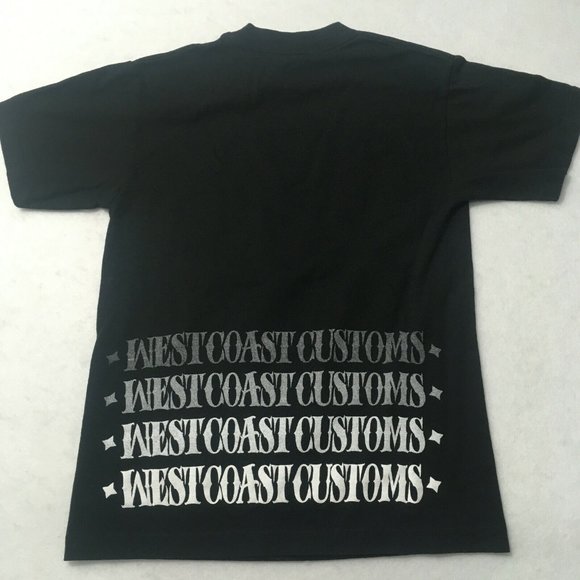 The Lifestyle West Coast Customs Men's T Shirt Black Regular Fit Authentic - Picture 9 of 9